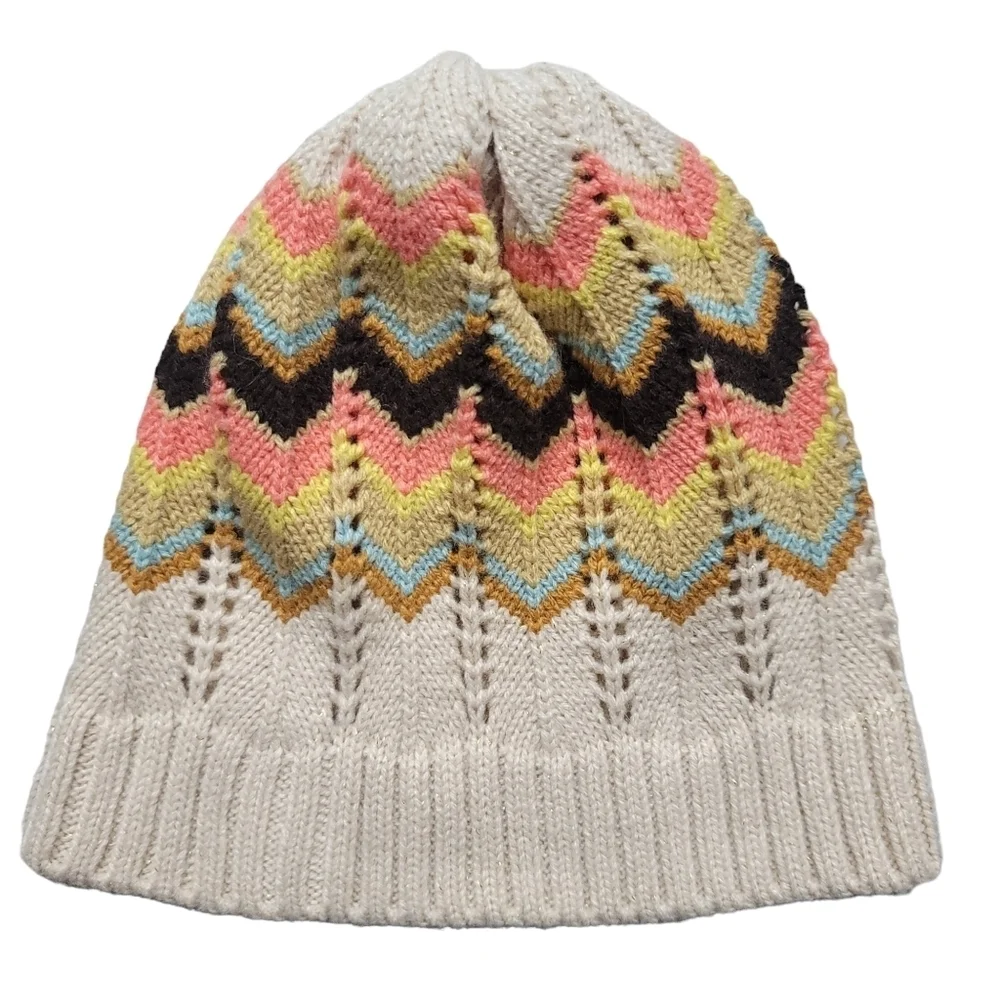 Missoni Target Chevron Girls Acrylic Wool Blend Beanie Winter Hat